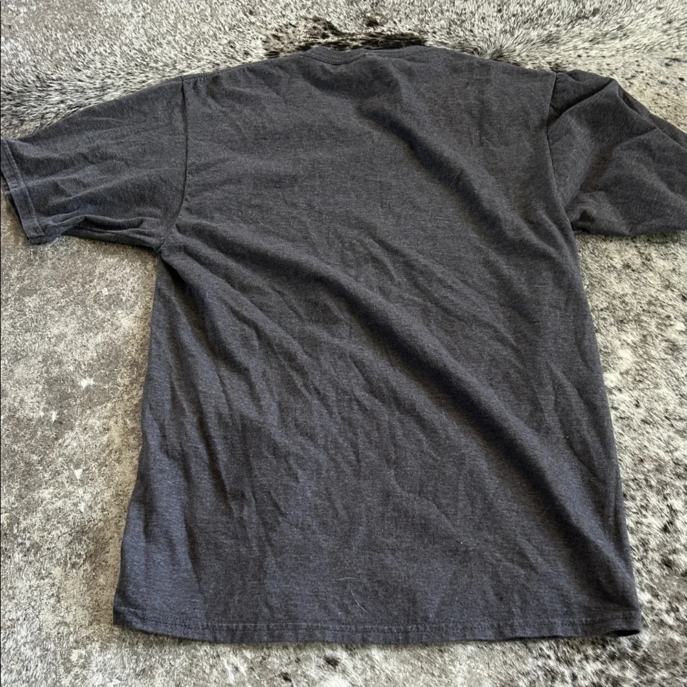 Men's Square Body Black Graphic T-Shirt - Picture 2 of 3